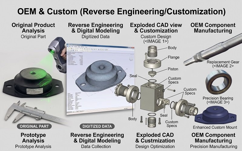 OEM Replacement Parts - Reverse Engineering Services